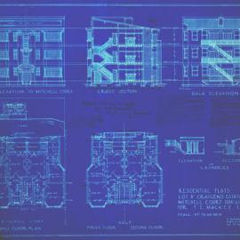 Plan - Inglethorpe Flats, 16 Royston Street Darlinghurst, 1924