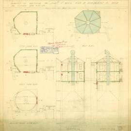 Plan - Additions, 208-210 Kent Street Sydney, 1924
