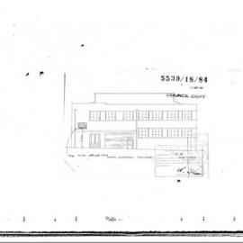 Plan - 36-42 Eveleigh Street Redfern, Elouera signage, 1984