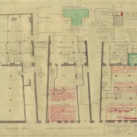 Plan - Strong room, J.R. Love & Co., 99 Bathurst Street, 1942