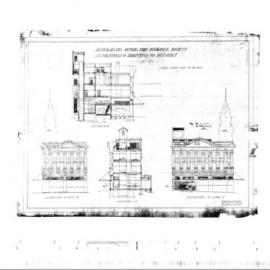 Pitt St (142-144) King St (123-127) SE corner Australian Mutual Fire Insurance Society alterations & additions