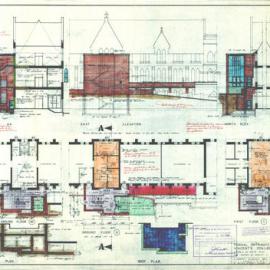 Plan - St Vincent's College new entrance, 78 Victoria Street, Darlinghurst, 1966 