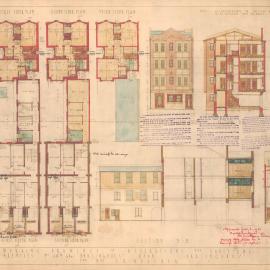 Plan - 64-64½ Darlinghurst Road and 16 Kellett Street Potts Point, 1927