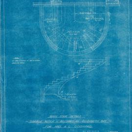 Plan - Garage block for Miss AC Godhard - 8 Billyard Avenue Elizabeth Bay, 1938