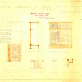 Pitt St (361). Alts to premises, A Dimdore.