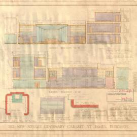 Plan - New Sesqui Centenary Cabaret, St James Centre building, 107-109 Elizabeth Street Sydney, 1938