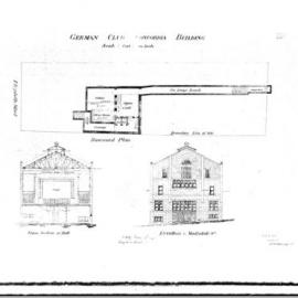 Plan - 148 Elizabeth St,  Australia Hall, Club Concordia Buildings, 1910