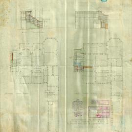 Plan - Alterations to residence, 110 Elizabeth Bay Road Elizabeth Bay, 1953