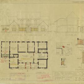 Plan - Royal Agricultural Society (RAS) Council Offices,  Commemoration Avenue Moore Park, 1948