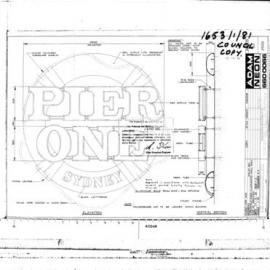 Plan - Erect two Illuminated signs, Pier 1, Hickson Road Walsh Bay, 1981