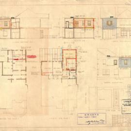 Plan - Alterations to existing building, 26 Martin Road Centennial Park, 1935
