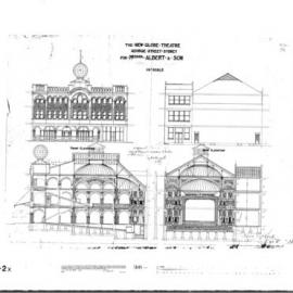 Plan - New Globe Theatre, 460 George Street Sydney, 1914