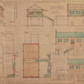 Plan - St Brigids Catholic School, 14 Kent Street Sydney, 1933