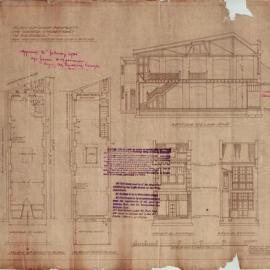 Plan - 198 George Street West Sydney (shop), 1921