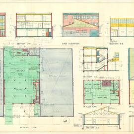 Plan - 577-591 Botany Road Rosebery, 1961