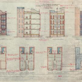 Plan - Kingston residential flats, 387-389 Liverpool Street Darlinghurst, 1938