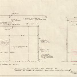 Plan - Alterations to Courtney and Bohlsen Building, corner of Forbes and Plunkett Streets Woolloomooloo, 1941