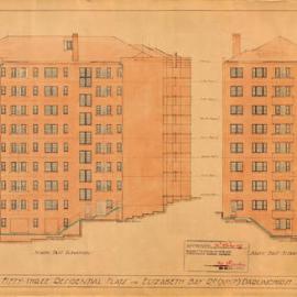 Plan - Residential flats - 17 Elizabeth Bay Road Elizabeth Bay, 1937