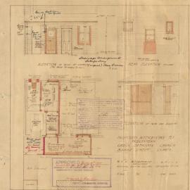 Plan - Proposed alterations to Greek Orthodox Church, Bourke and Ridge Streets Surry Hills, 1931