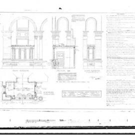 Plan - Australia Hotel, Castlereagh Street Sydney, 1912