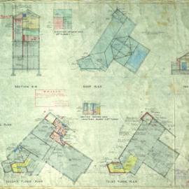 Plan - Crichton House, 30-32 Pitt St Sydney, 1953