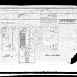 Plan - Adelphi Theatre (Grand Opera House) Castlereagh Street Sydney, 1919
