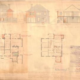 Plan - Alterations to Vivian for Miss Clark - 17 Elizabeth Bay Road Elizabeth Bay, 1933