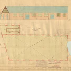 Plan - Royal Agricultural Society (RAS) Showground new Pavilion, Moore Park, 1933