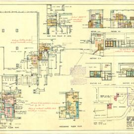 Plan - Hotel Metropole, 8-18 Bent Street Sydney, 1966