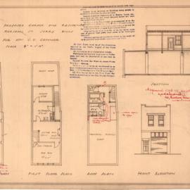 Plan - New building, 55 Marshall Street Surry Hills, 1924