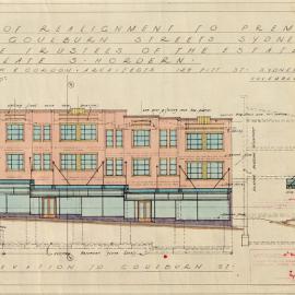 Plan - 405-411 Pitt Street and Goulburn Street Sydney, 1940