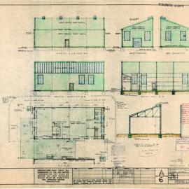 Plan - New building, 2-12 Cressy Street Rosebery, 1956