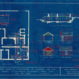 Plan - Alterations, air raid shelter, 23 Bathurst Street, 1941