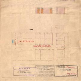 Plan - Alterations to existing building, YWCA, 189 Liverpool Street Sydney, 1935