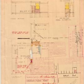 Plan - Alterations at 25 Bathurst Street, 1941