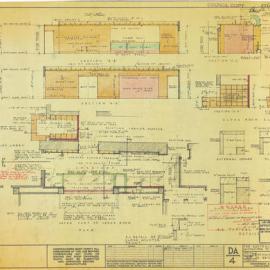 Plan - Alternations Banquet room and new bar, Australia Hotel, Castlereagh Street Sydney, 1953