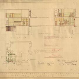 Plan - Kings Hotel, 138 Pitt Street and King Street Sydney, 1930