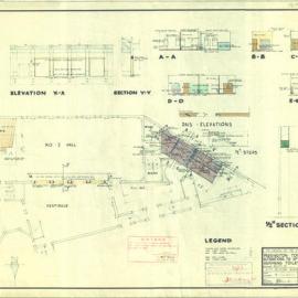 Plan - Alterations to Hall #2, Paddington Town Hall, Oxford Street Paddington, 1953