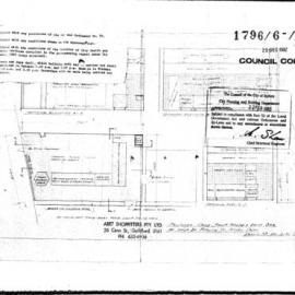 Darlinghurst Rd (32/32A) Darlinghurst.  (Premises k/a  2A Roslyn St).  Internal Alts to Shop.  Abet Shopfitters P/L.