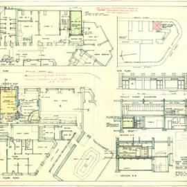 Plan - Alterations to the Hotel Metropole, 8-18 Bent Street Sydney, 1966