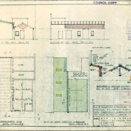 Plan - 821 Botany Road Rosebery, 1956