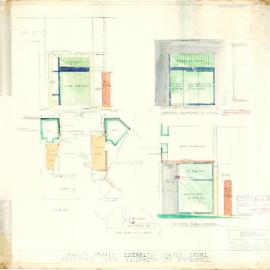 Plan - Entrance to David Jones, Elizabeth Street, 1955