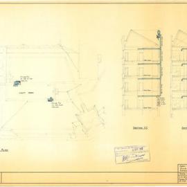 Plan - Alterations to existing building, 8-18 Bent Street Sydney, Hotel Metropole, 1962