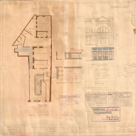 Plan - Alterations to the Capitol Theatre, Campbell Street Sydney, 1935