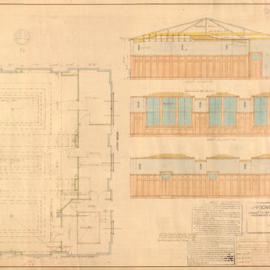 Plan - Catholic Club, 197 Castlereagh Street Sydney, 1937