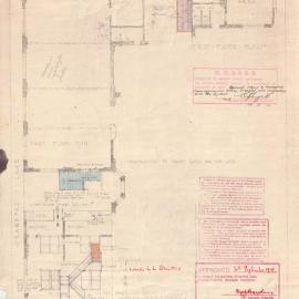 Albion St (102-104). Fire escape & adds to toilets.