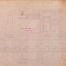 Oxford St (129) Alterations to shop. A Lainos