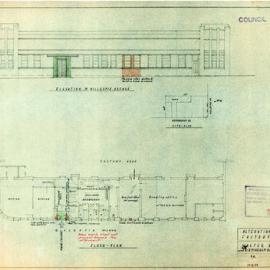 Birmingham Rd (corner) & Gillespie Ave Alexandria. Alts to offices, factory building.