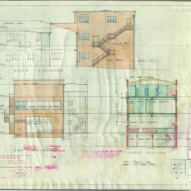 Plan - Hotel Rex, 50-58 Macleay Street Potts Point, 1953