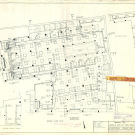 Plan - Waltons, George and Park Streets Sydney, 1963